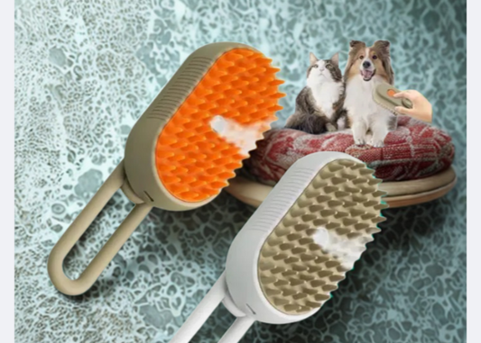 brosse auto nettoyante pour chien et chat